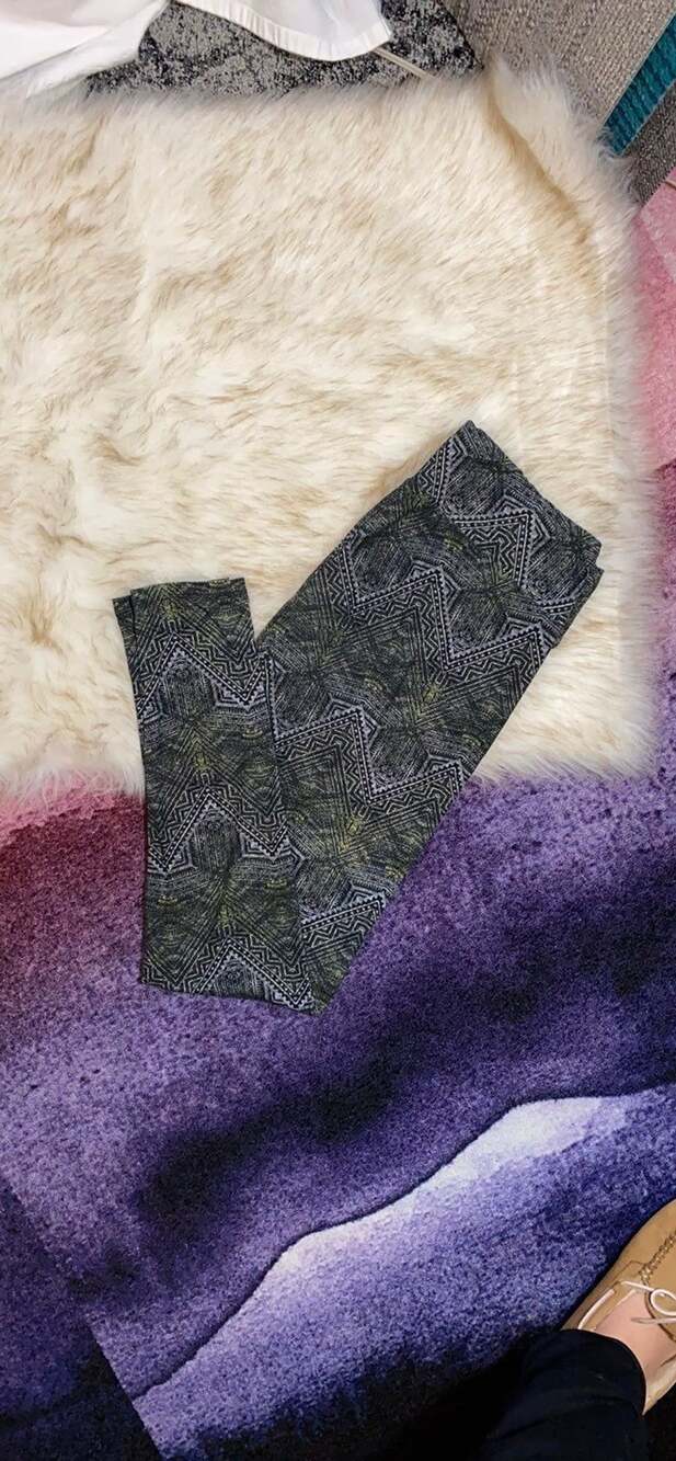 Lularoe Leggings Black Tribal TC